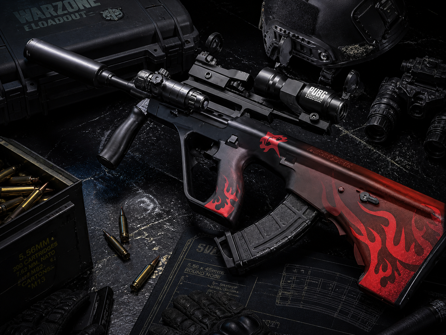 AUG Tactical Gel Blaster