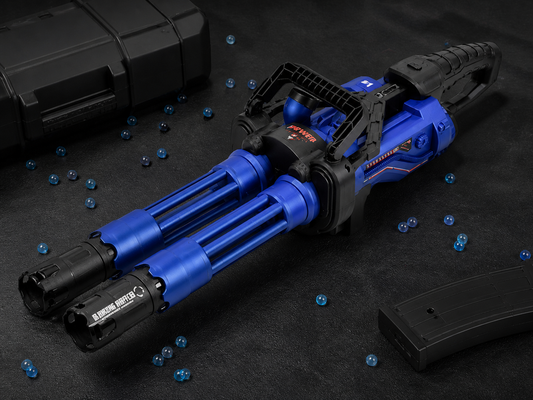 Dual Barrel Gatling Gel Blaster
